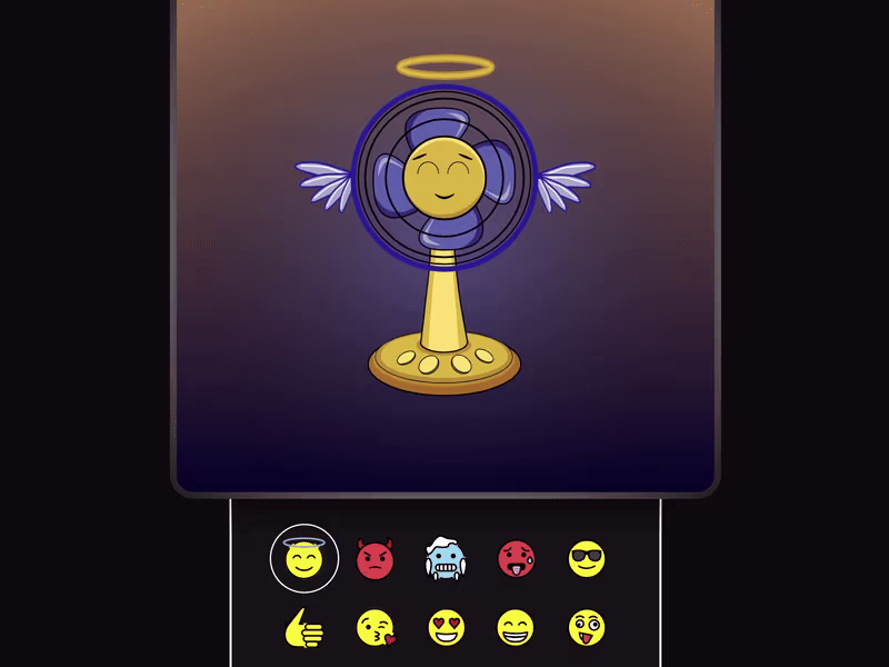 Cover image for Fans Animated Stickers