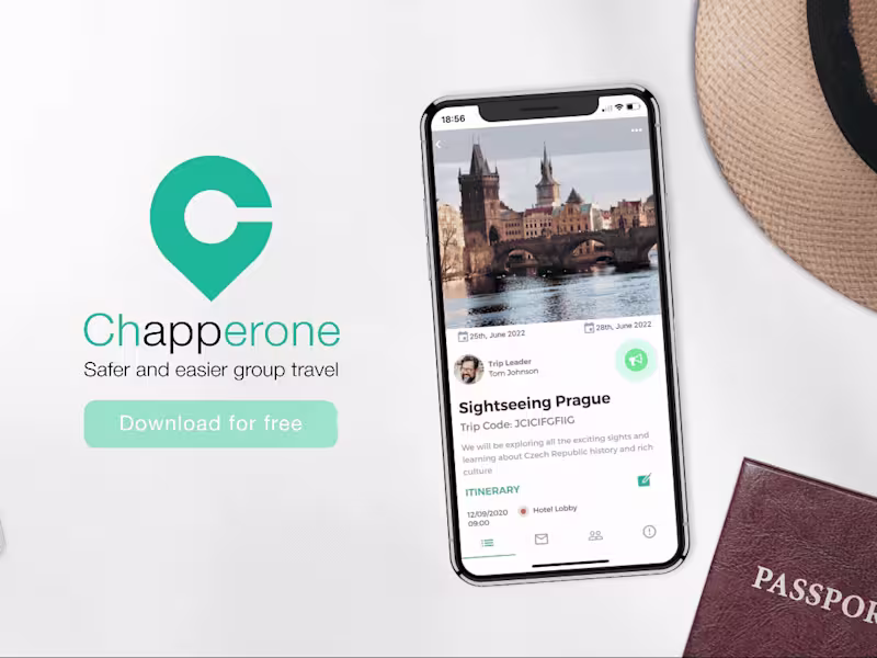Cover image for Chapperone - Safer and easier group travel