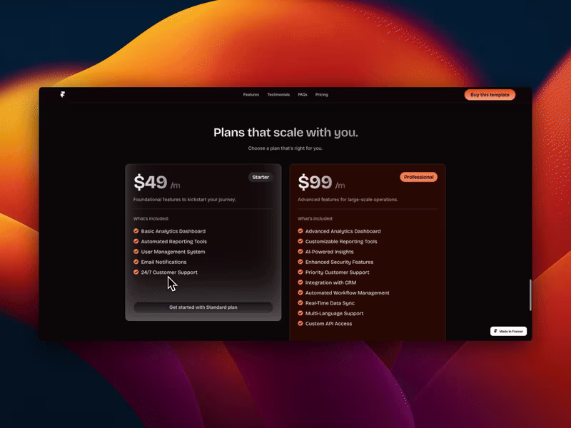 Cover image for PowerSaaS - SaaS Framer Template