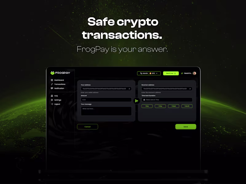 Cover image for FrogPay - Crypto Payment Platform