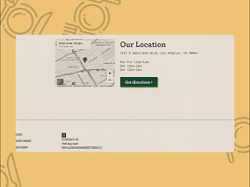Cover image for Grandma’s Kitchen–Authentic Lebanese Restaurant Framer Website 