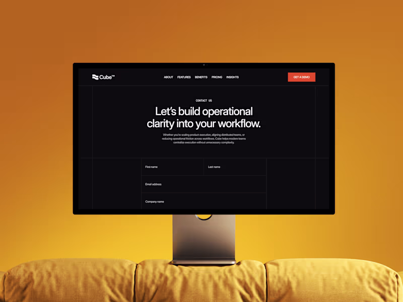 Cover image for Cube CRM Website