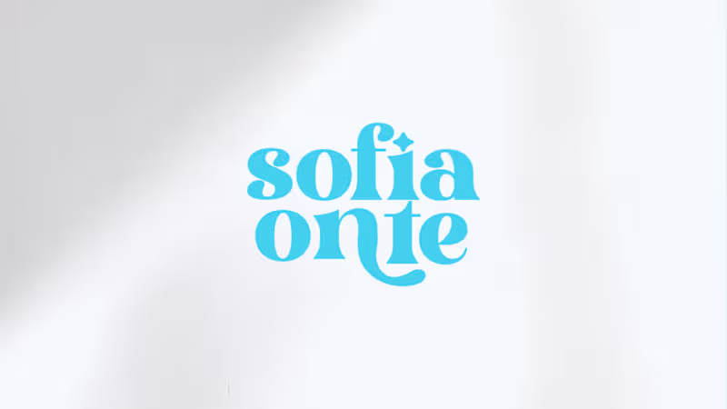 Cover image for 🩷 Visual Identity - Sofia Onte