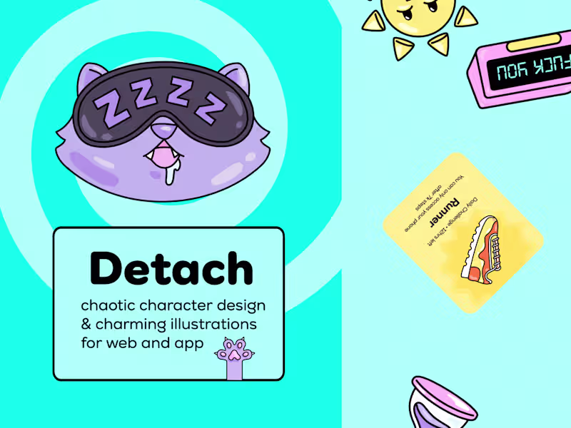Cover image for Illustrated Storytelling for Detach App
