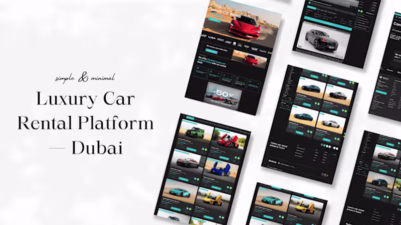Cover image for Luxury Car Rental Platform —