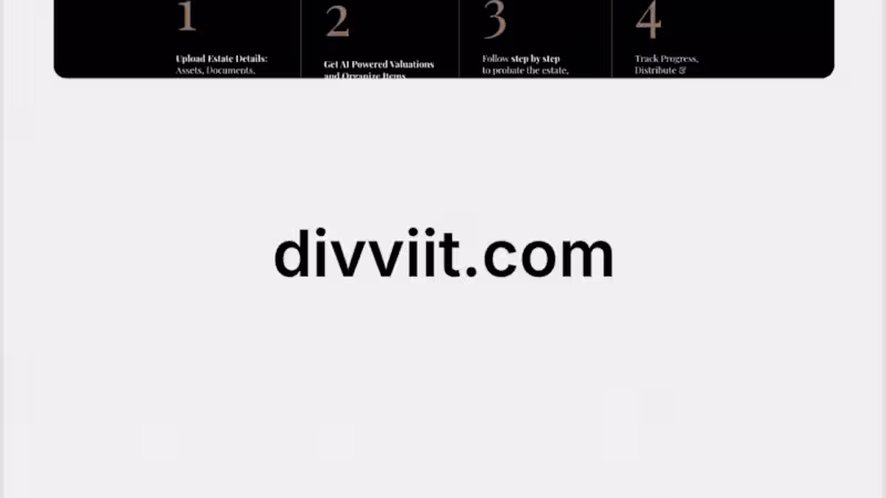 Cover image for Divvi It – Estate Management Platform