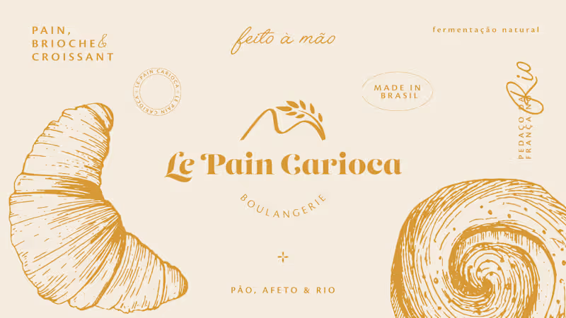 Cover image for Visual identity for Le Pain Carioca