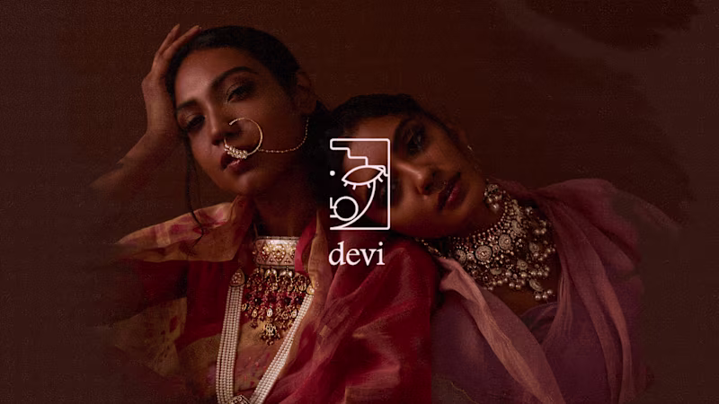 Cover image for Devi I Indian Jewellery Brand I Logo & Packaging