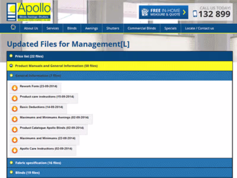 Cover image for Web Content Management of a Blinds WordPress CMS