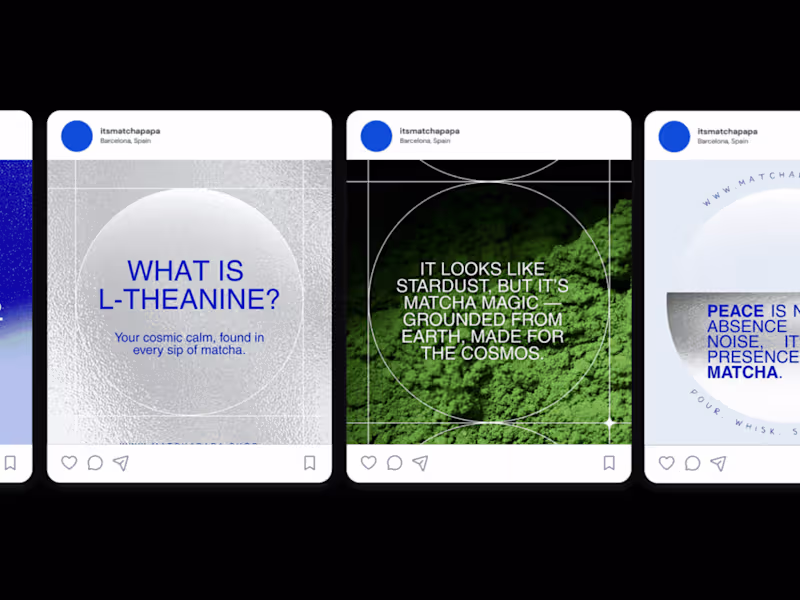 Cover image for Social Media Design Template & Creative Direction for MATCHAPAPA