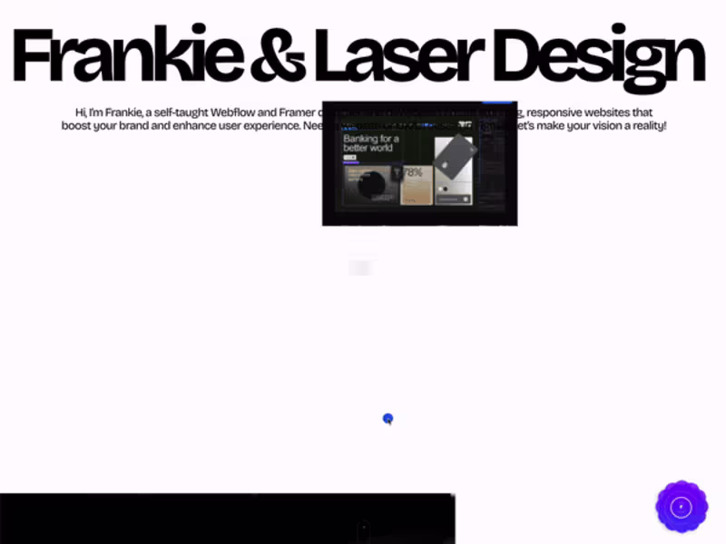 Cover image for Portfolio - Frankie and Laser Design