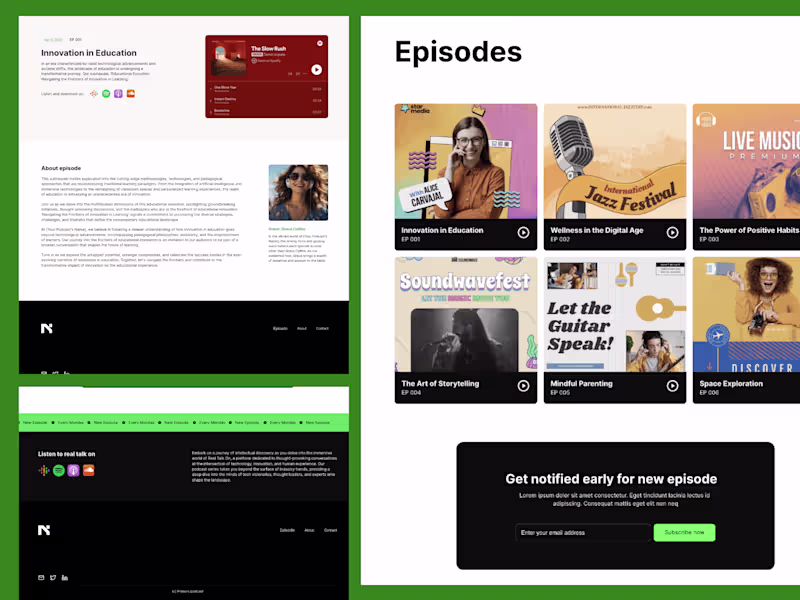 Cover image for Primers Podcast / Website design + Framer Development