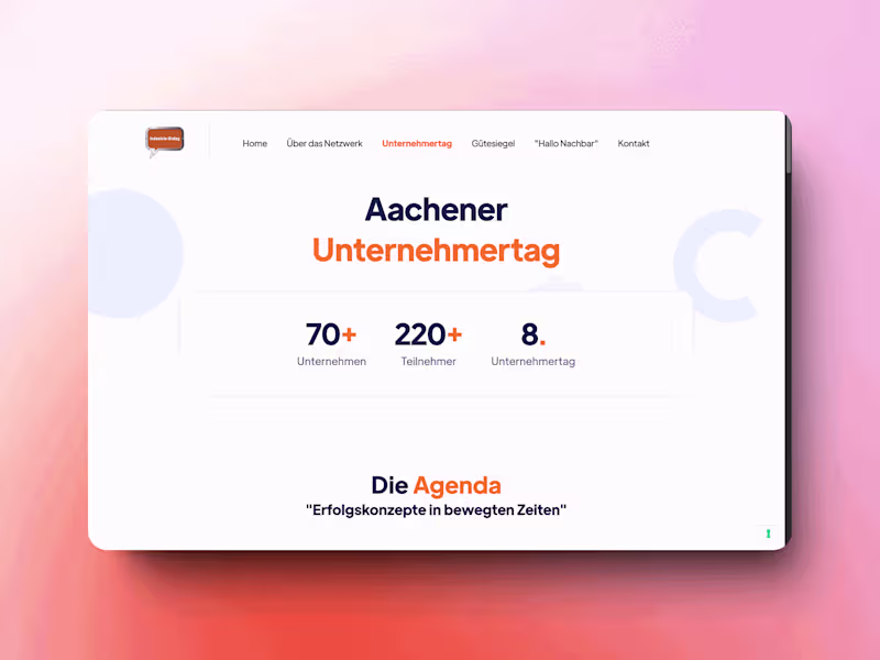 Cover image for Aachener Industriedialog | Dynamic Webflow Website for a Forum
