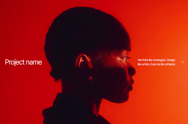 Cover image for New portfolio template crafted for creative studios and inde...