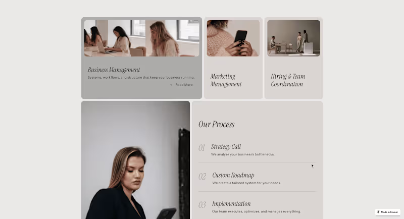 Cover image for OBM Agency Website template
