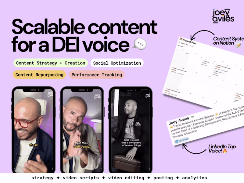 Cover image for Social Media Services | Joey Avilés (ENG & SP)