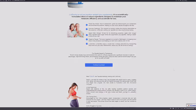 Cover image for Click funnel for Health Supplements - Mockup
