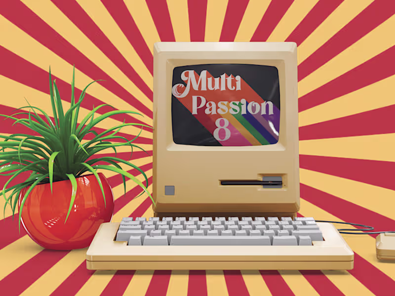 Cover image for MultiPassion8 | Brand Identity Design