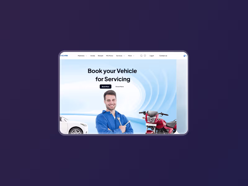 Cover image for Website design & rebranding for an automotive company