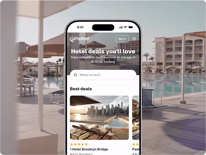 Cover image for Growth-Focused design in a hotel booking funnel