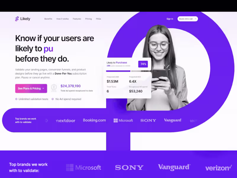 Cover image for Development of Likely's Conversion-Focused Website