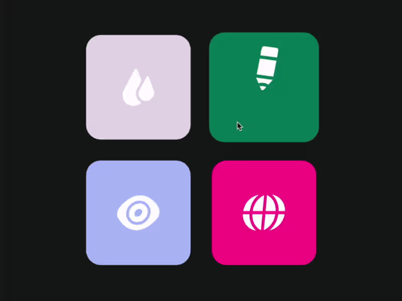 Cover image for Interactive Icon buttons Animation