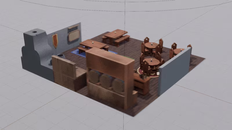 Cover image for Medieval Tavern minipack set is completed! Feel free to chec...