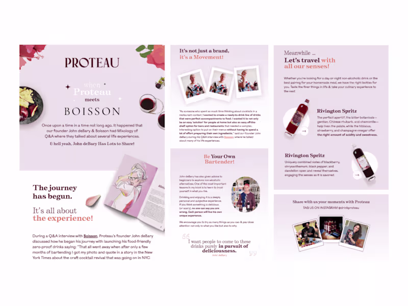 Cover image for Newsletters Creation for a non-alcoholic drink 🍷