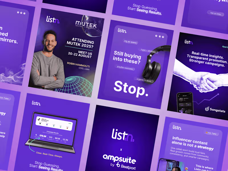 Cover image for Revamping Listn's Social Media Presence
