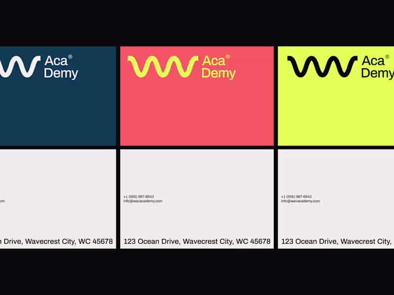 Cover image for WAV Academy — Brand Identity