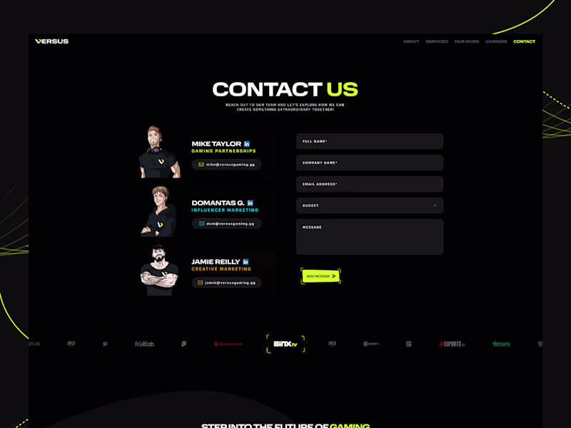 Cover image for B2B Website Design for Gaming and Esports Agency