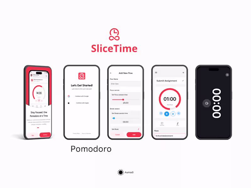 Cover image for SliceTime | Productivity App on FlutterFlow