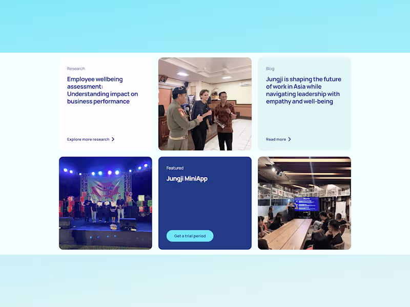 Cover image for Jungji — AI B2B SaaS Web Design & WordPress Development
