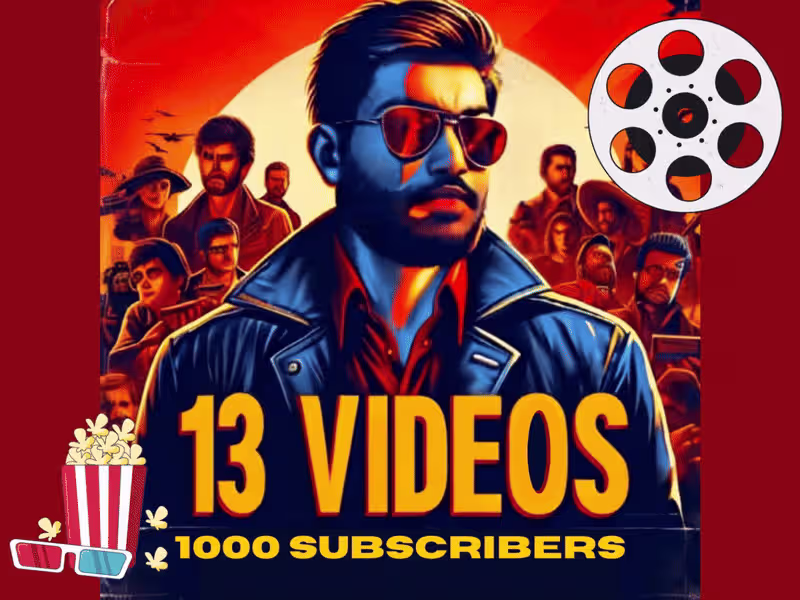 Cover image for 1000 Subscribers with 13 Videos