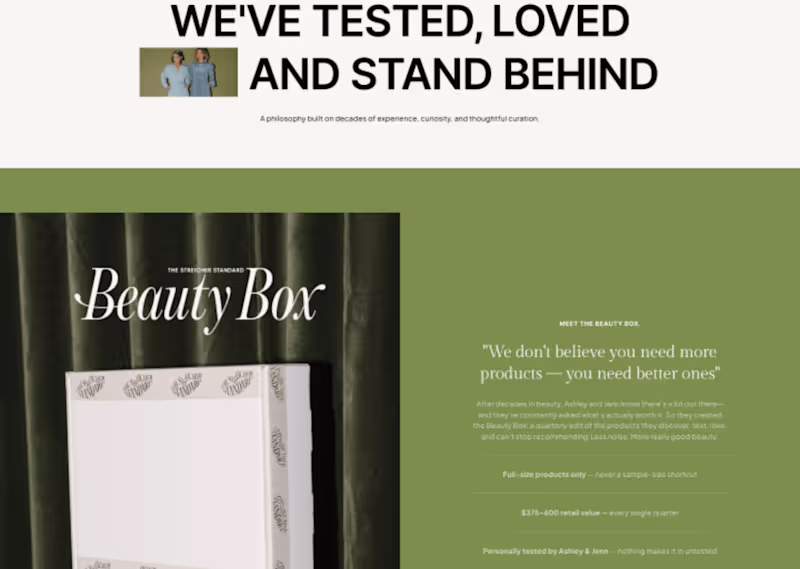 Cover image for Beauty Subscription Shopify Redesign