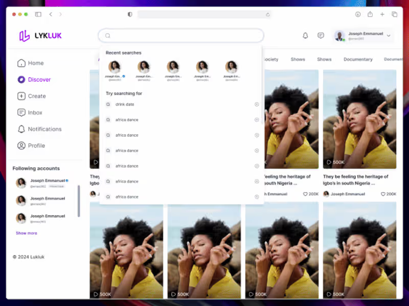 Cover image for Lykluk Web App UI Design: Improving Content Creation