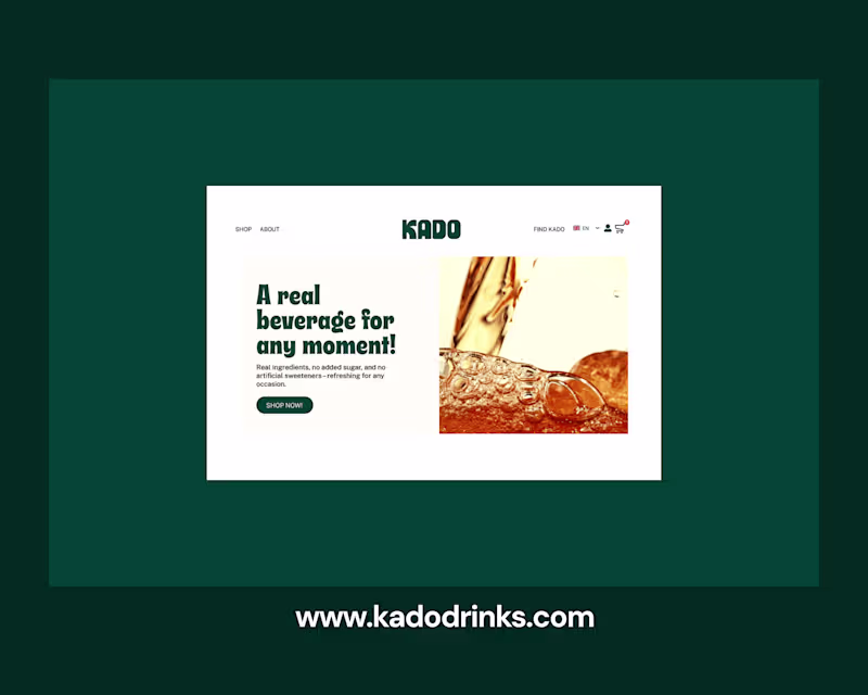 Cover image for KADO — E-Commerce Website Design & Development