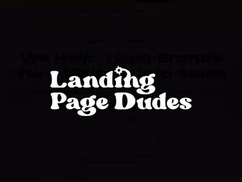Cover image for Transforming Landing Page Dudes with Webflow Magic