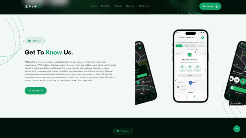 Cover image for Navigo – Transit Landing Page & Live Fleet Dashboard