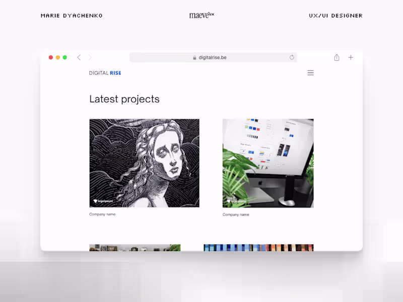 Cover image for DigitalRise –– Website design