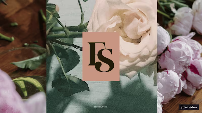 Cover image for Logo presentation for a florist