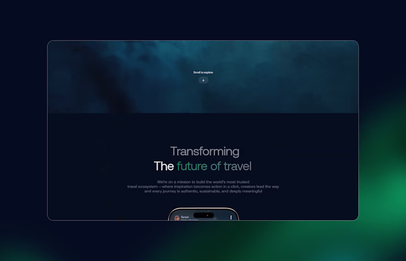 Cover image for A Landing page designed in Figma & developed in Framer✨