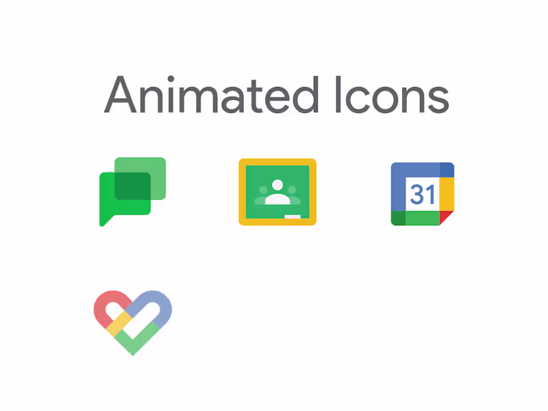 Cover image for Google Icons - Animated