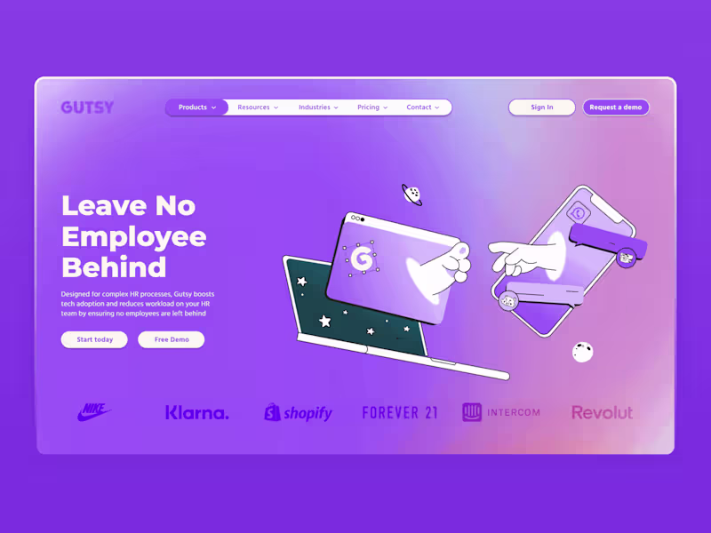 Cover image for gutsyhq.com - Lottie Animations