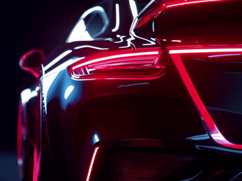 Cover image for Tesla Futuristic Car • AI Premium Branding