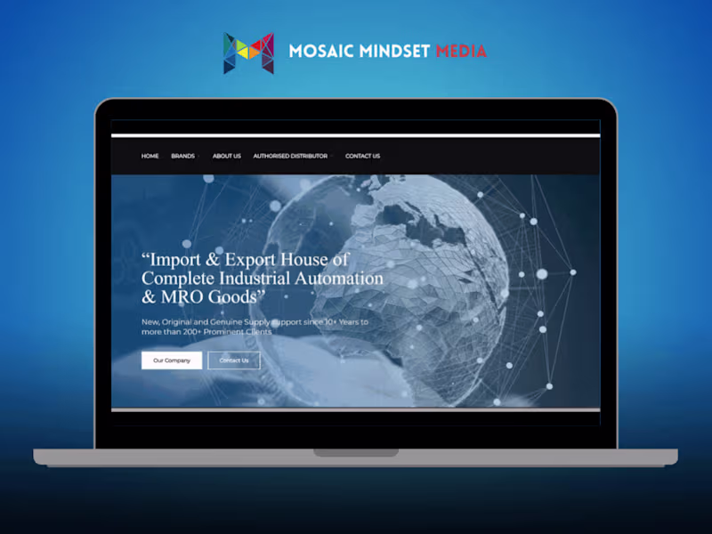 Cover image for Corporate Website Design for Industrial Automation