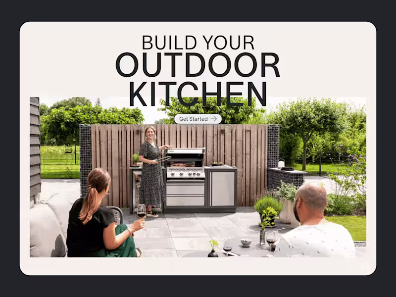 Cover image for Outdoor Kitchens Website
