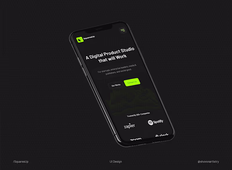 Cover image for SquaresUp : Ui Design