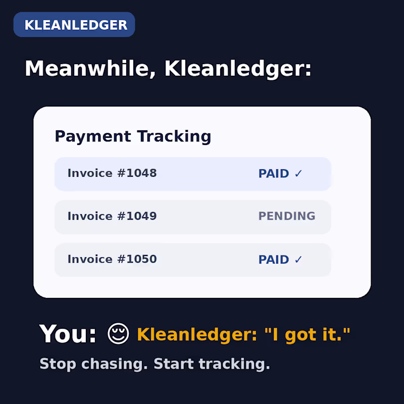 Cover image for POV: "I will track the payment myself"
