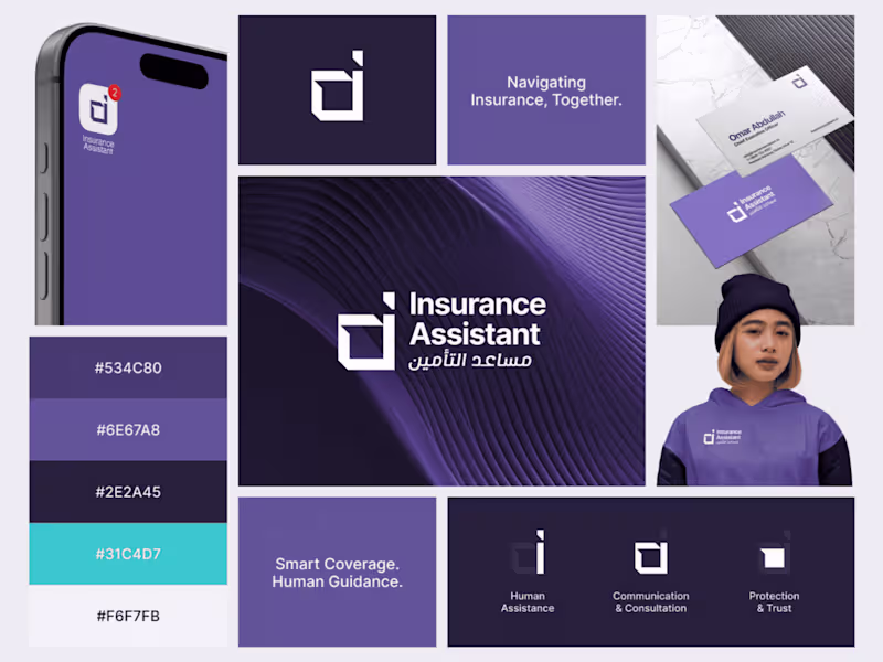 Cover image for Insurance Assistant — Brand Identity Design